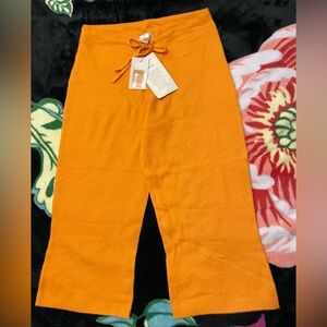 Orange Kids Cashmere knit Bottoms Sz.L